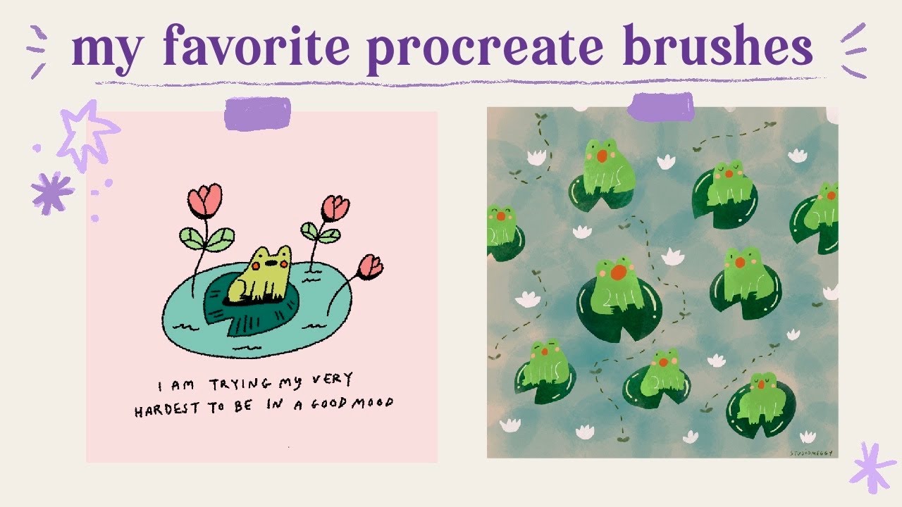 my favorite procreate brushes 🎨✨& how i use them