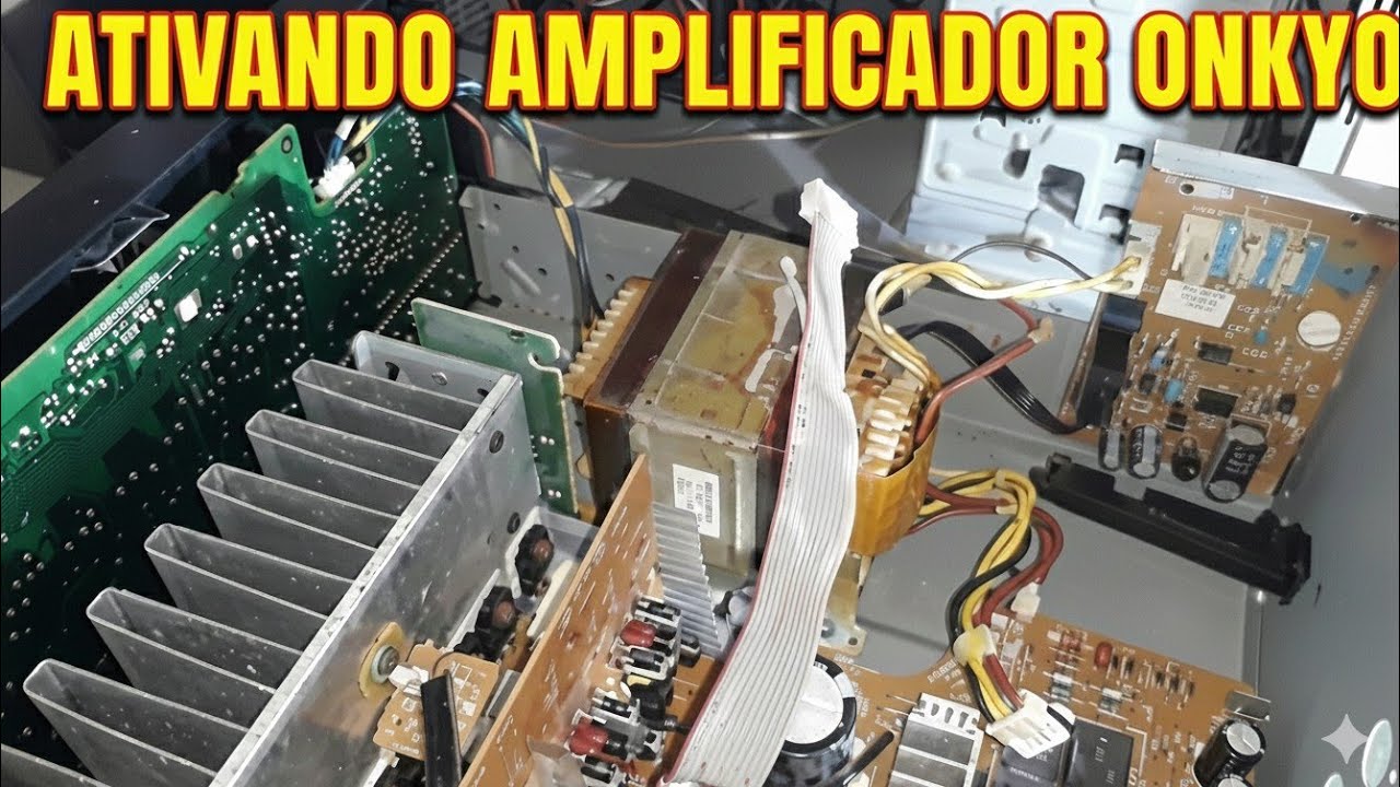 Power AMP ONKYO TX-NR585... PLACA MPG QUEIMADA ATIVANDO O AMP.