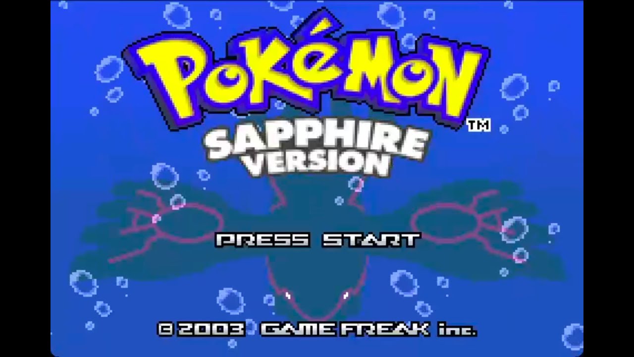 Pokemon Sapphire Playthrough Part 1 - New Journey