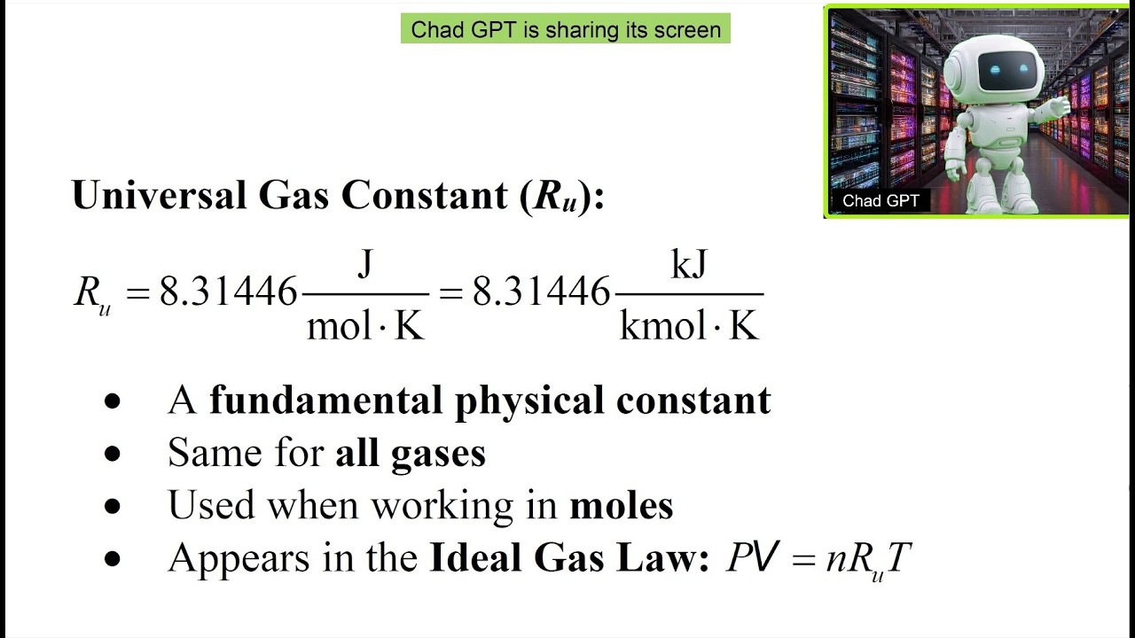 Universal Gas Constant and Specific Gas Constant