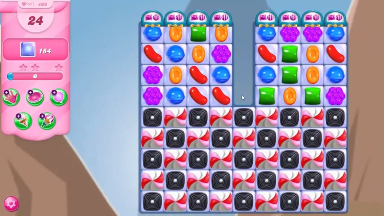 Candy Crush Saga LEVEL 409 NO BOOSTERS (new version)