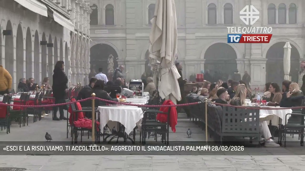 «ESCI E LA RISOLVIAMO, TI ACCOLTELLO»: AGGREDITO IL SINDACALISTA PALMAN | 28/02/2026
