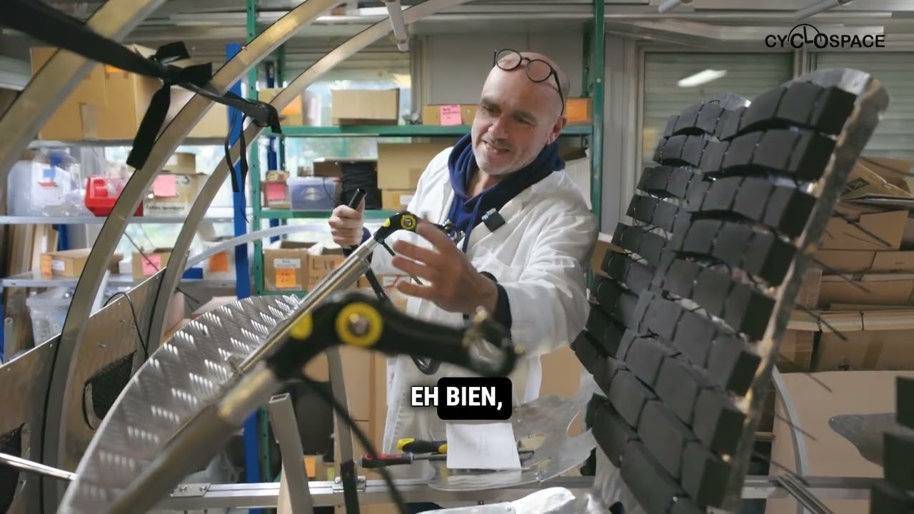 Un point sur le Cyclospace 8 places en construction.