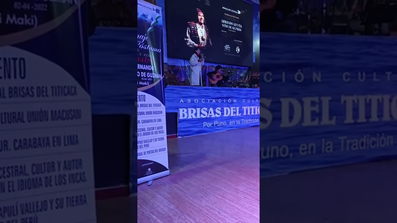 OLVIDO QUE NUNCA LLEGAS... SILVIA ECHARRI Y JULIO HUMALA EN BRISAS DEL TITICACA