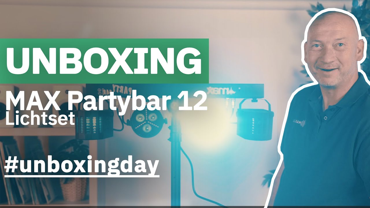 MAX Partybar12 lichtset ✨  - Unboxing #unboxingday
