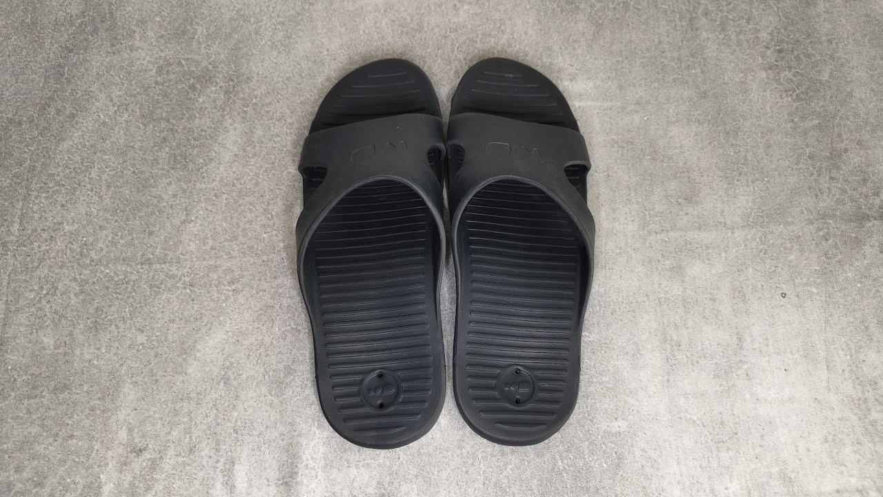 Decathlon Nabaiji Men's Pool Sandals SLAP 100 BASIC Grey