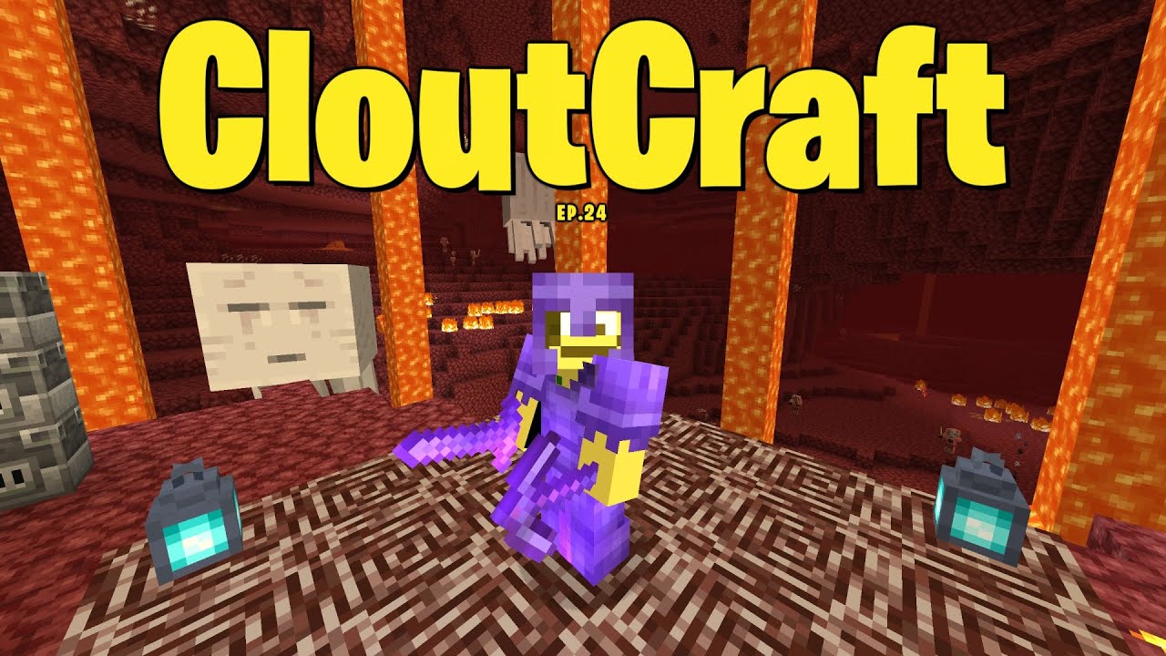 I FOUND SO MUCH NETHERITE... (CloutCraft EP.24)