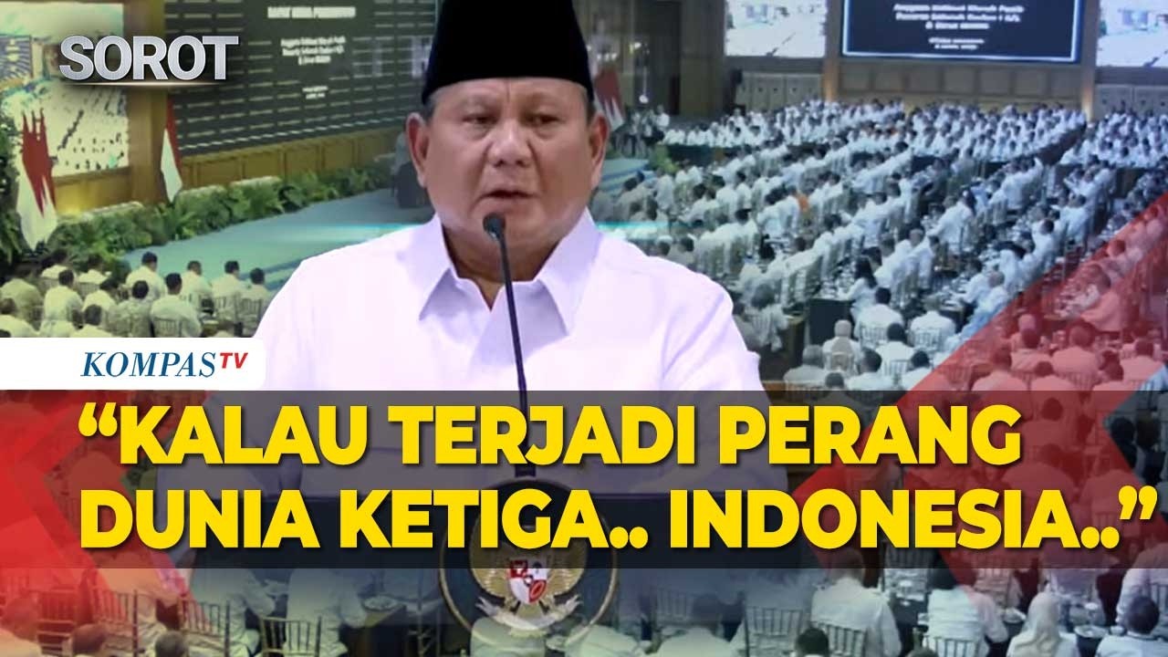 Presiden Prabowo: Kalau Terjadi Perang Dunia Ketiga, Indonesia Masuk Papan Atas Negara Aman!