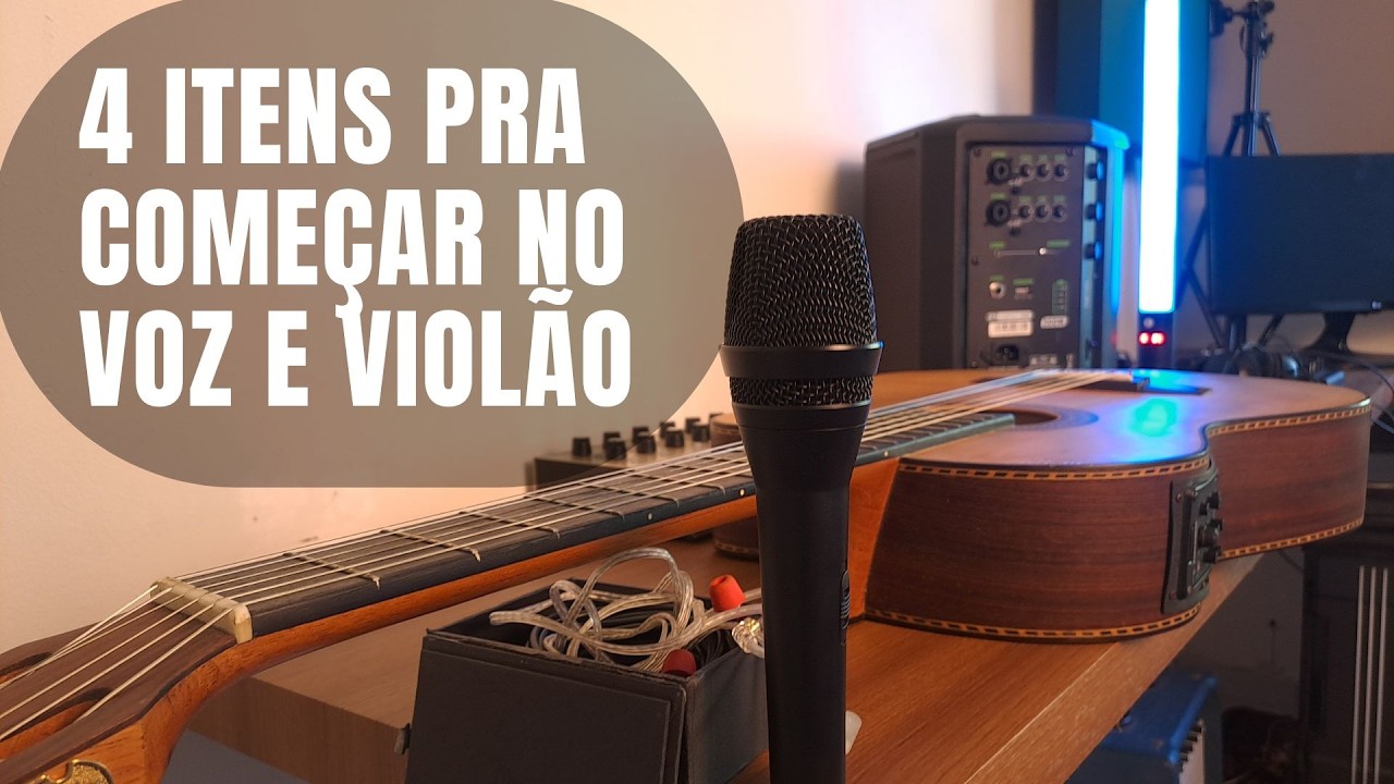 EQUIPAMENTOS PARA VOZ E VIOLÃO / MÚSICA DE RUA