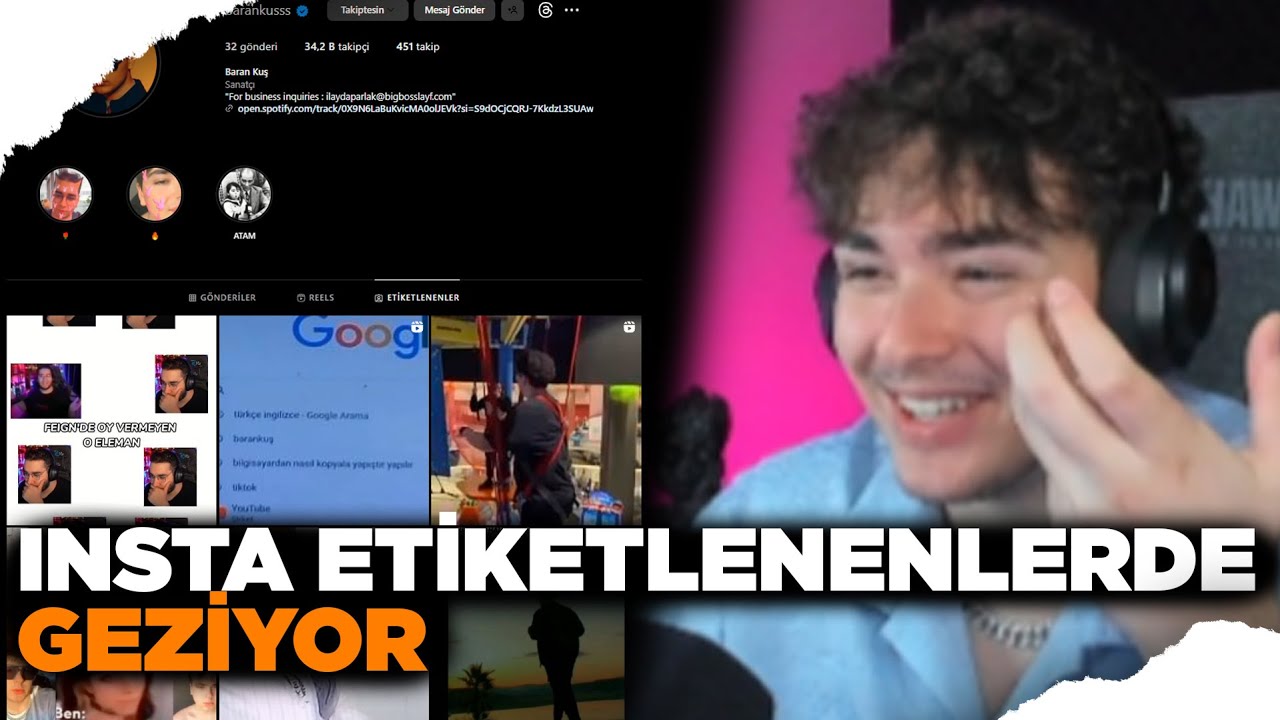 Baran / İnsta etiketlenenlerde geziyor!