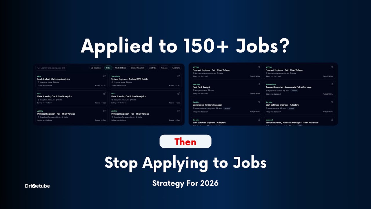 Still Jobless in 2025? This Is Why Freshers Are Failing in 2026 Job Market (Fix This Now)