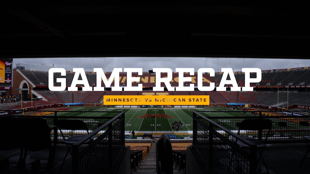 Resolve | Minnesota Football vs. Michigan State Cinematic Recap