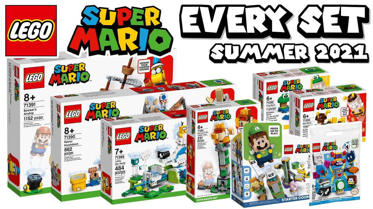 EVERY LEGO Super Mario Summer 2021 Sets OFFICIALLY Revealed