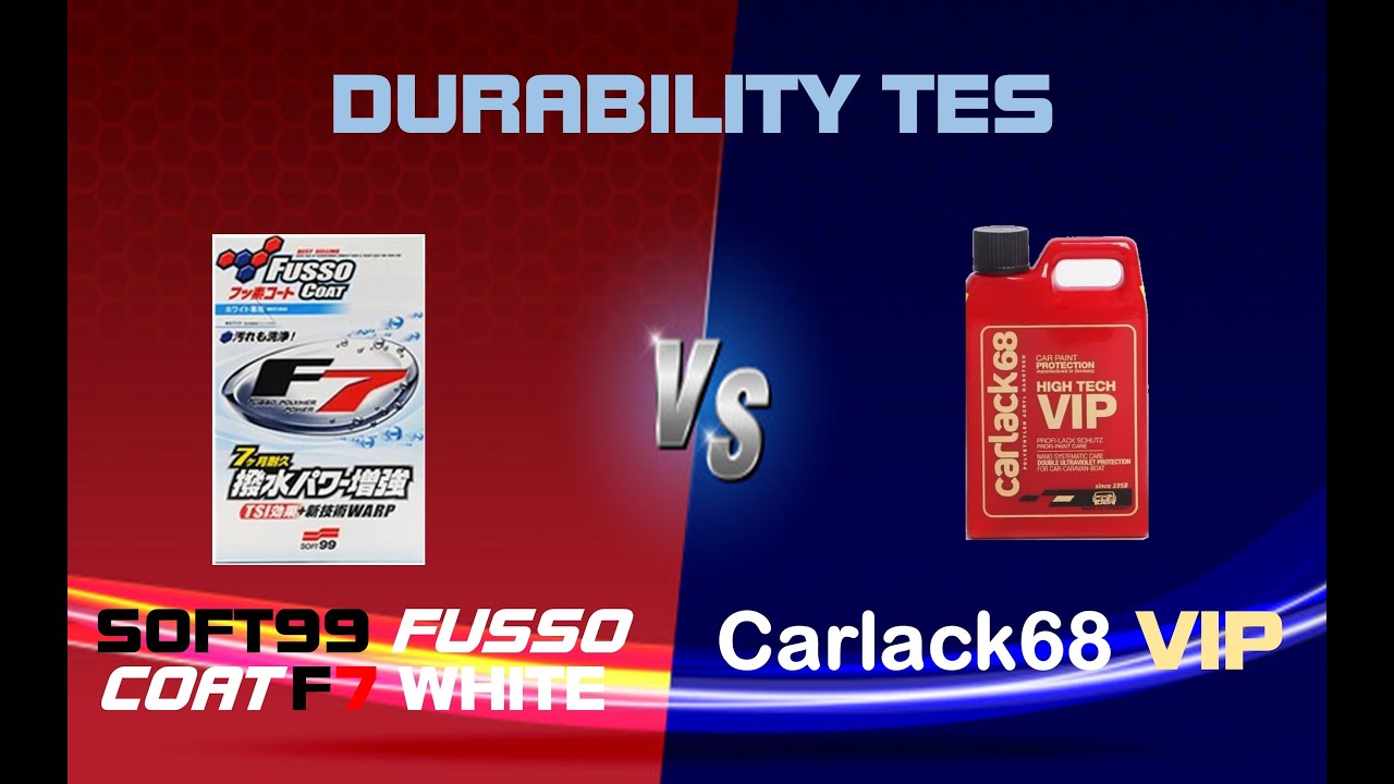 Part 2 : Uji Durabilitas 10x Cuci Carlack68 VIP vs Soft99 Fusso Coat F7 White dan Efek Daun Talas.