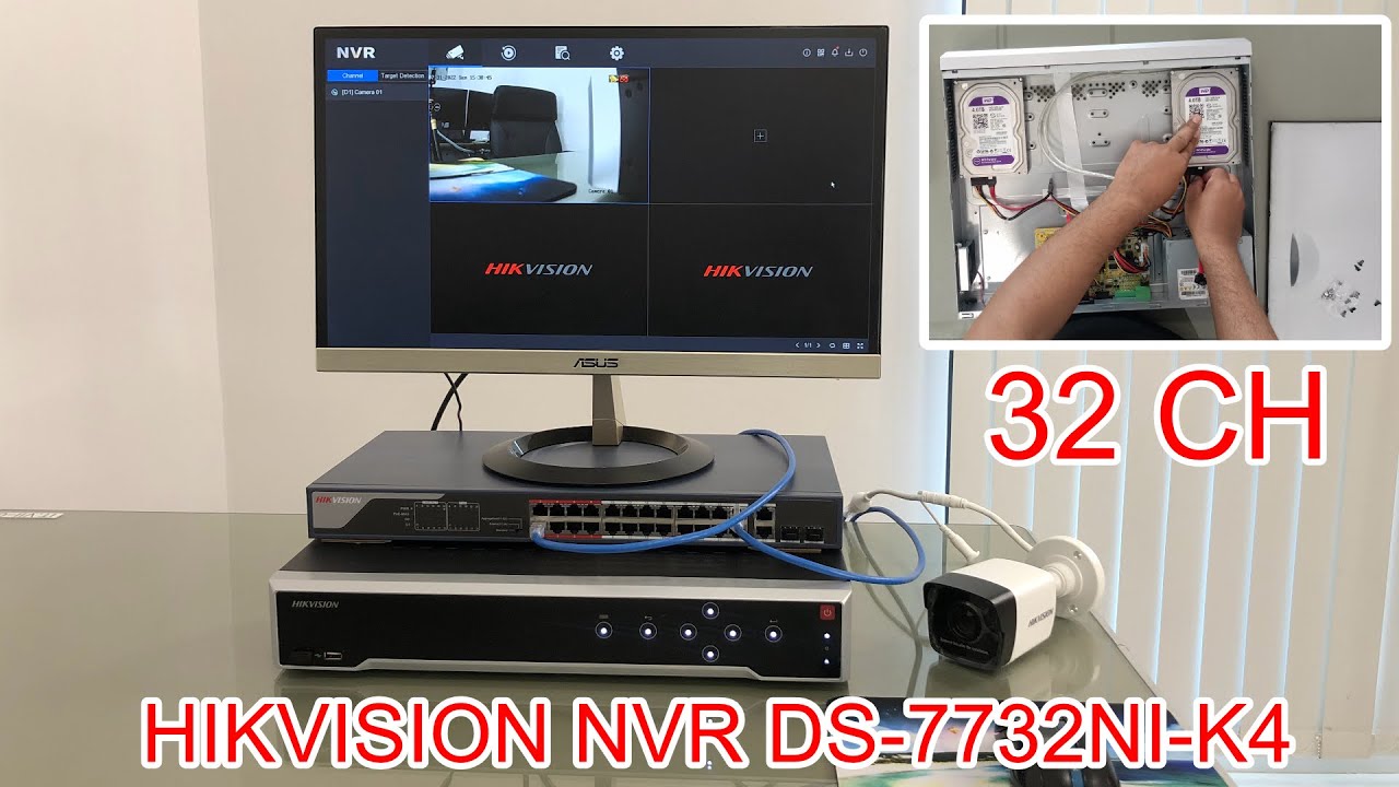 Network Video Recorder 32CH HIKVISION DS-7732NI-K4