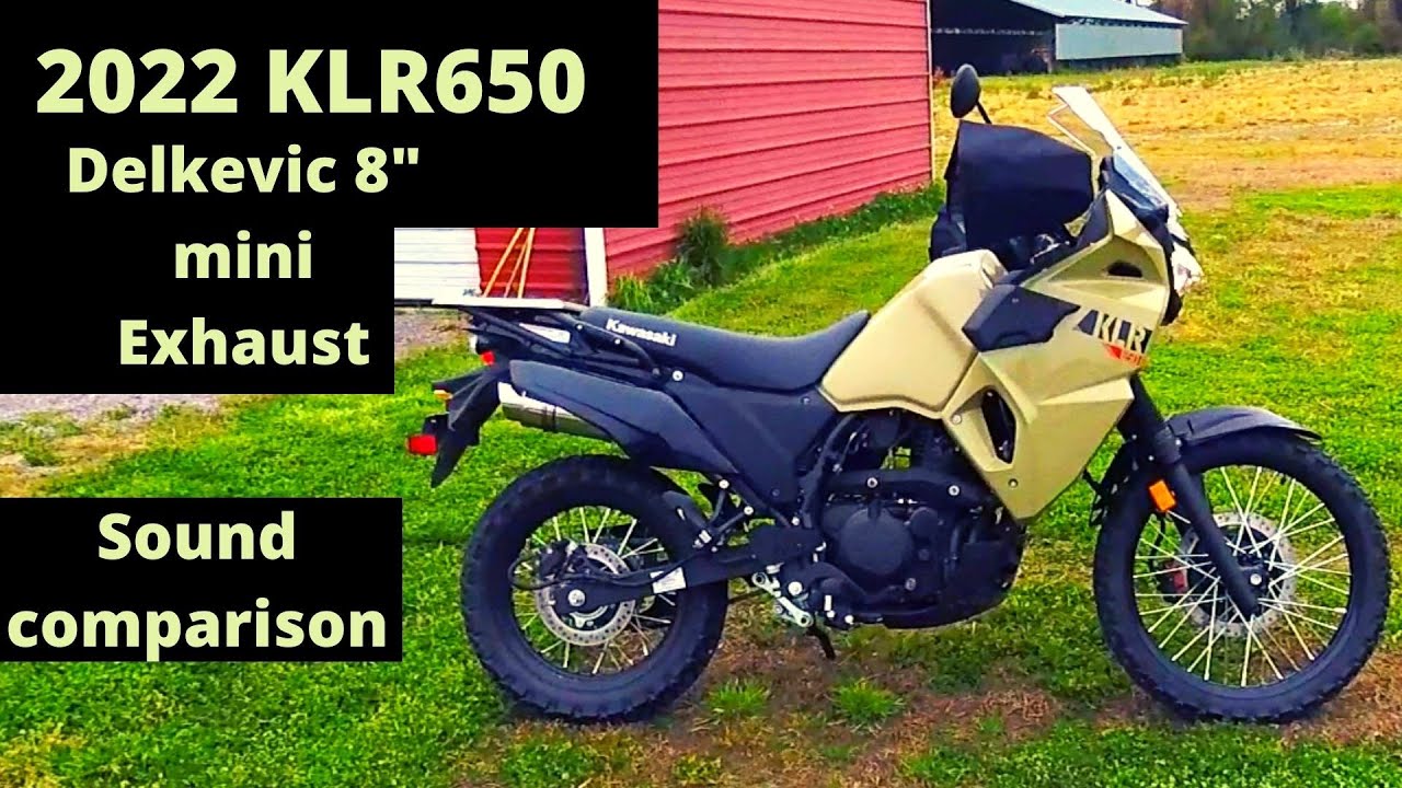 KLR650 Exhaust Delkevic 8