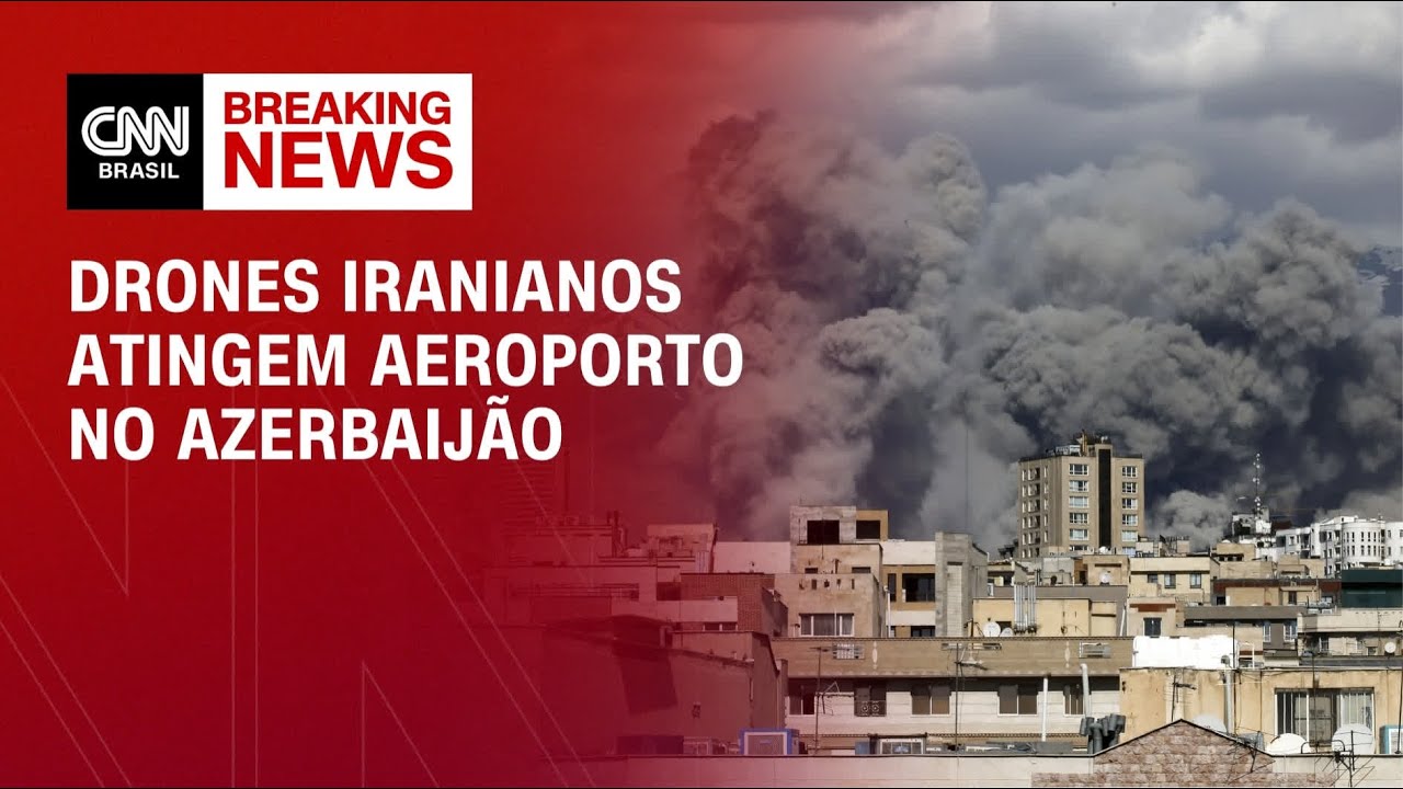 Guerra no Oriente Médio: drones iranianos atingem aeroporto no Azerbaijão | CNN NOVO DIA