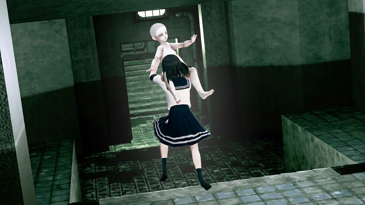 여고생이 프로레슬링 기술을 시전하는 공포게임