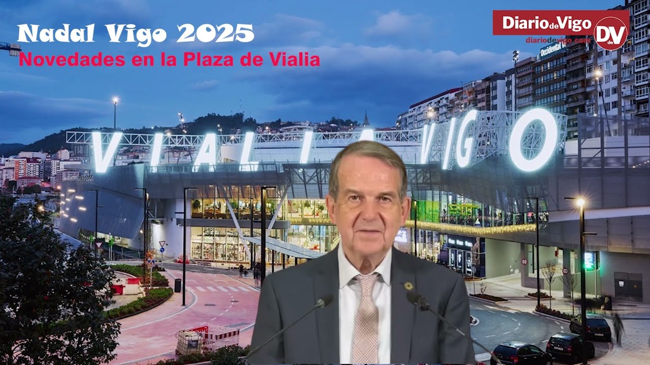 Abel Caballero anuncia novedades en la Plaza de Vialia- pistas de hielo On Ice en Nadal Vigo 2025