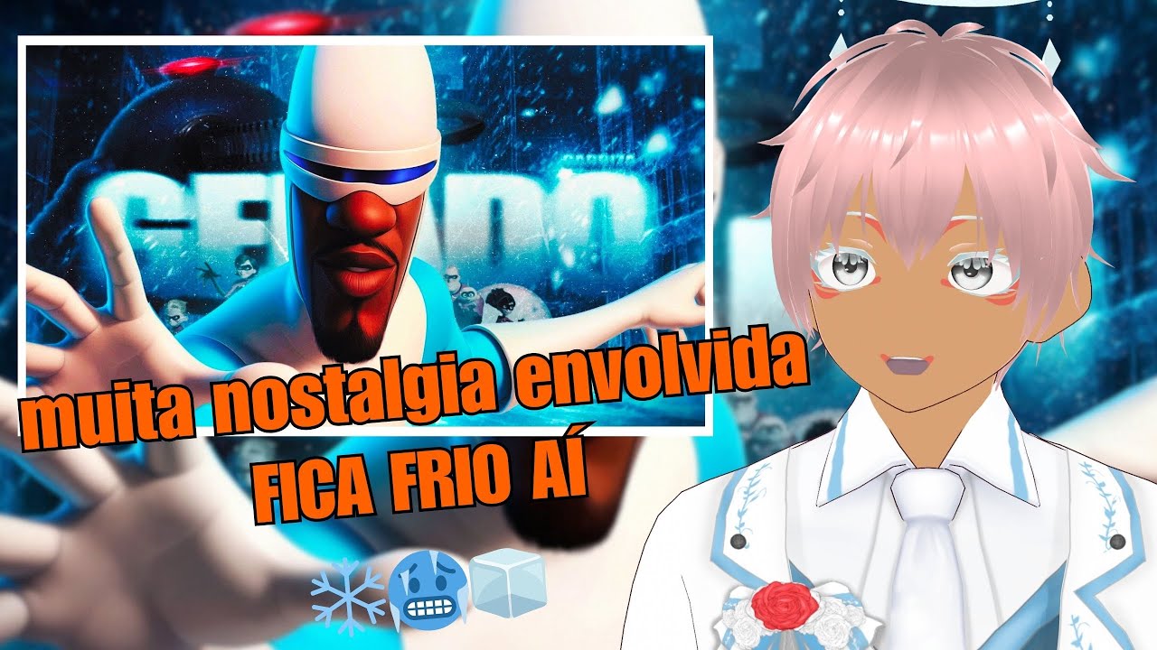 Vtuber React | ♫ FICA FRIO AÍ ❄️ - Gelado (Os Incríveis) | Gabriza