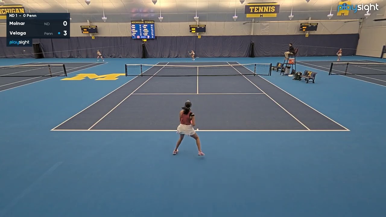 Women's singles 4 - NOTRE DAME v PENN -  25 1 26