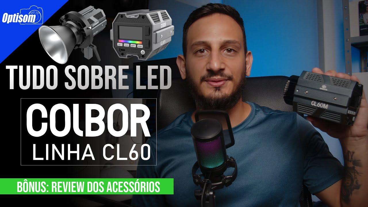 Leds Compactos (e Potentes) para Filmmakers. Conheça os Leds Colbor - LOJA OPTISOM
