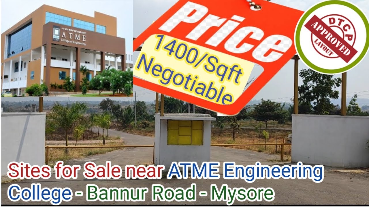 Low Budget DTCP Approved Sites for Sale - Off Bannur Road - Mysore. Call 9980838929.
