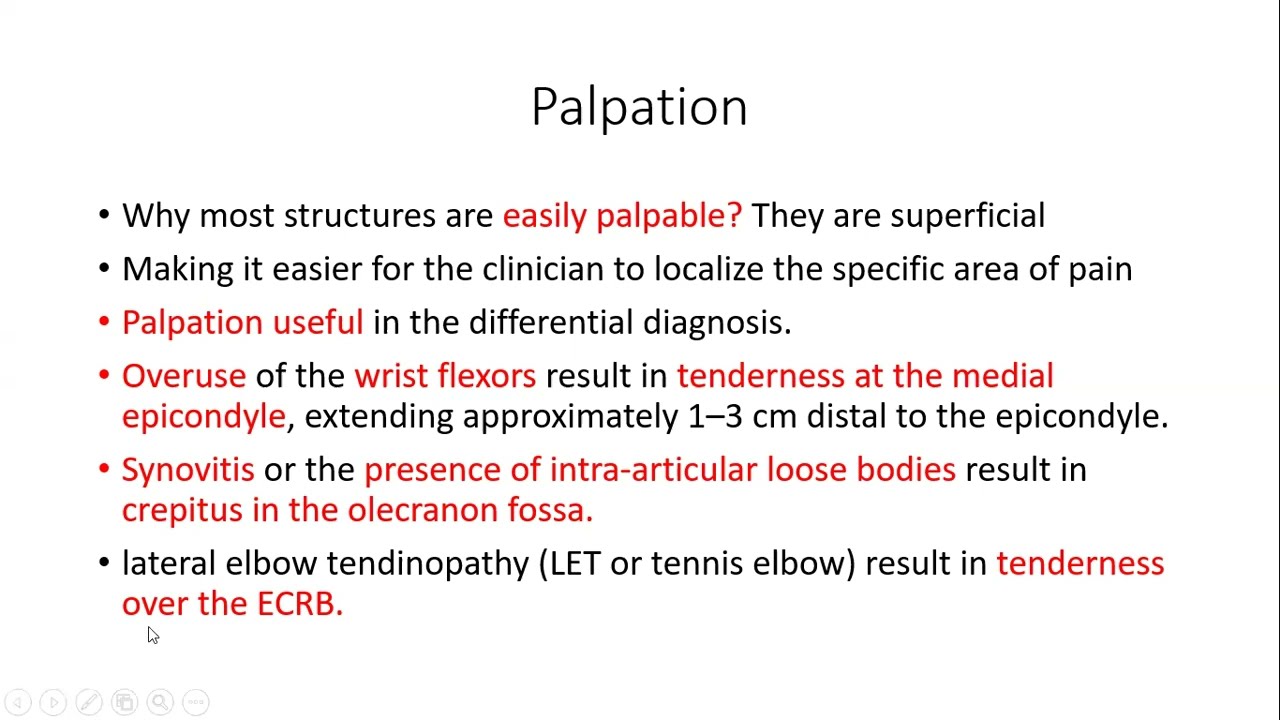 The Elbow Complex Evidence Informed Physical Therapy Patient Management Part 1