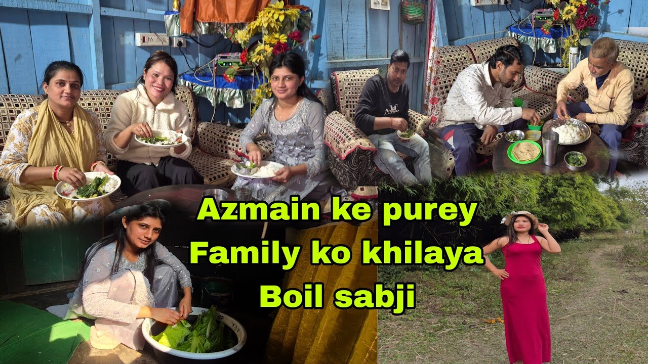 Pura tayari ke saath gyi Azmain ke ghar // Sabko khilalaya maine khana // #familyvlogs