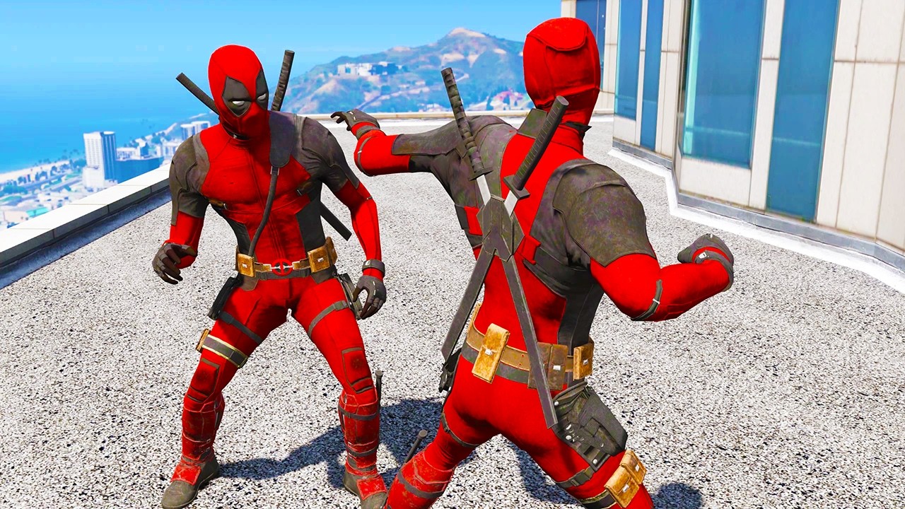 Deadpool Gameplay in GTA 5