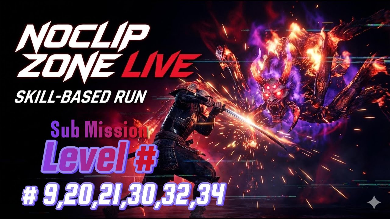 NIOH –2 New Game Start | Level #  Sub Missions  | Silent Skill-Based Gameplay | NOCLIP ZONE