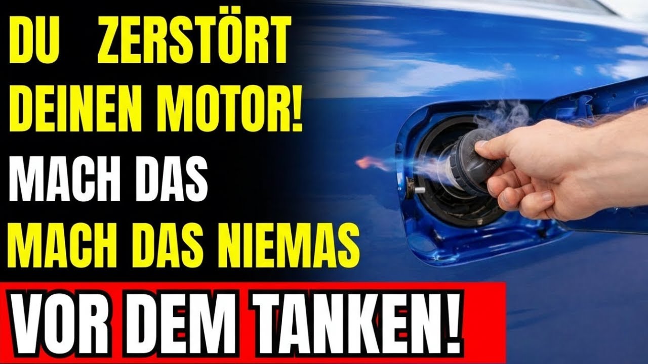 Der SCHLIMMSTE FEHLER, den 97 % der Autofahrer vor dem Tanken machen
