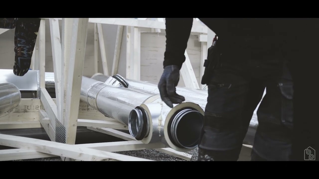BetterPipe asennus - työmaan vaiheita
