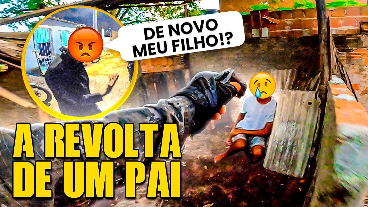 *O MEDROSO* - PAI TENTOU B4T€R NO FILHO APÓS ELE SER PRESO