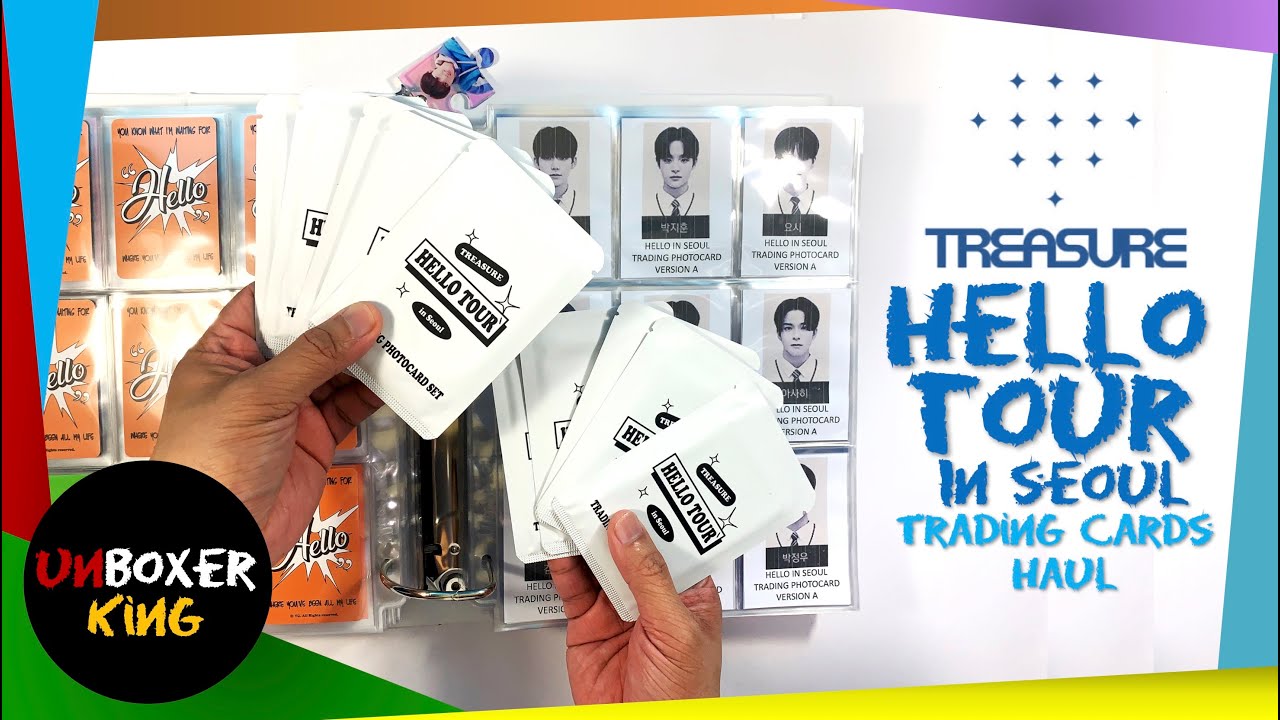 PHOTOCARD BINDER UPDATES NO. 13 || TREASURE HELLO TOUR IN SEOUL TRADING UNBOXING || BINDER UPDATES