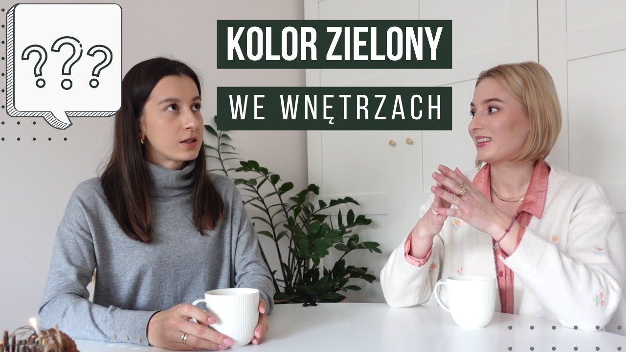 KOLOR ZIELONY WE WNĘTRZACH 🍀 // Jak go stosować? / porady / wskazówki 🤓😃