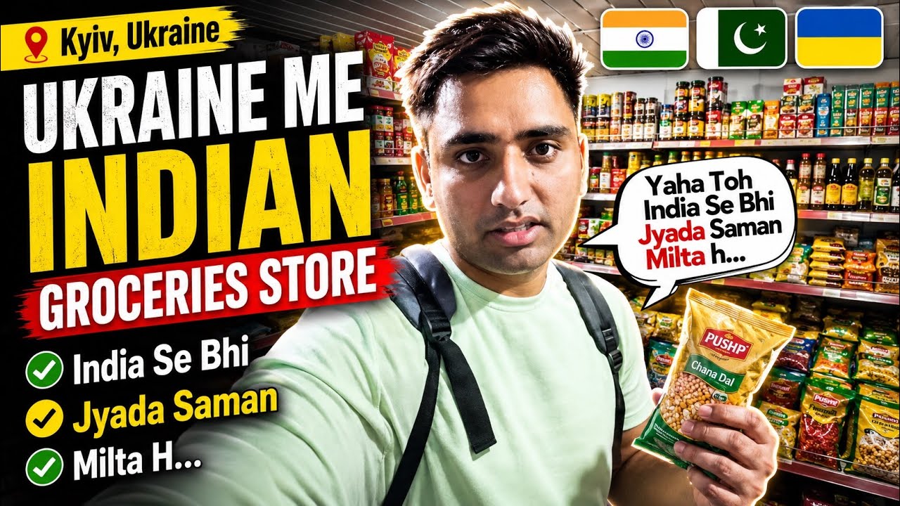 Indian Groceries Store In Ukraine | Kriyana Ki Dukaan | Kyiv Ukraine