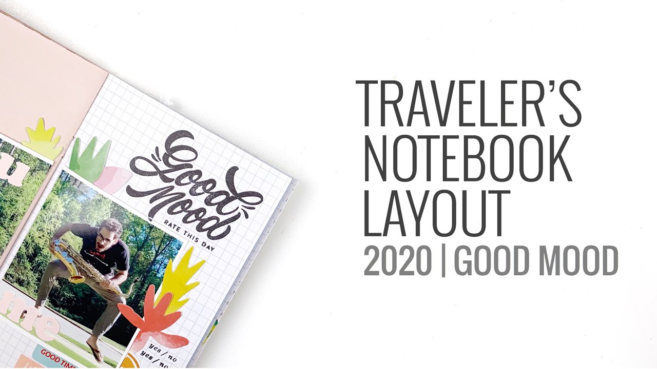 Traveler's Notebook Layout 2020 | DT Studio Calico Chasing The Sun Kit