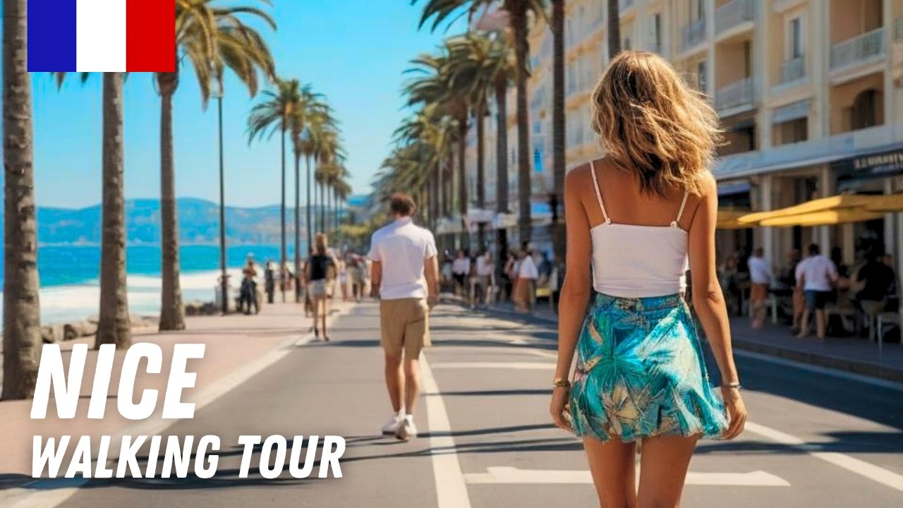 Nice Walking Tour 2024 🇫🇷 The Most Stunning City On The French Riviera 🏖️🌴☀️ (4K)
