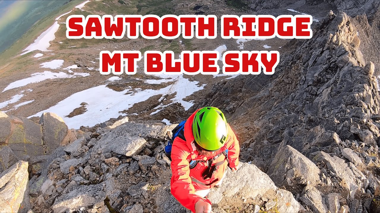 Colorado 14ers: Mt Blue Sky via Sawtooth Ridge Hike Trail Guide