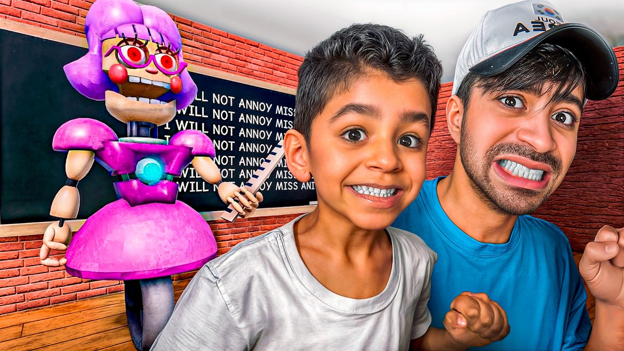 الهروب من المدرسة الالية مع حمودي 😱🏃🔥 ROBLOX
