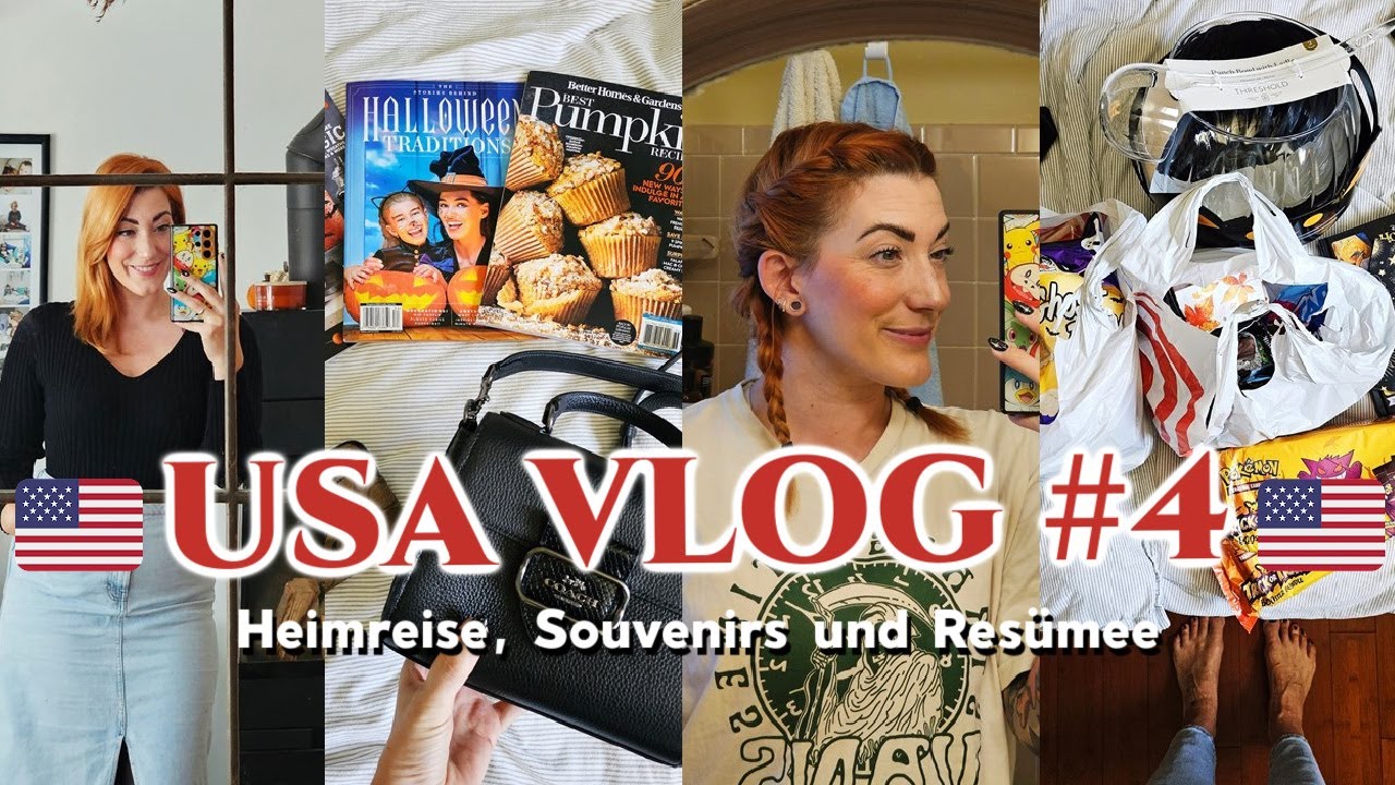 Fall Days in the USA Vlog 4: Abreise, Heimkommen, Souvenirs & Haul, Resümee nach 10 Tagen Amerika