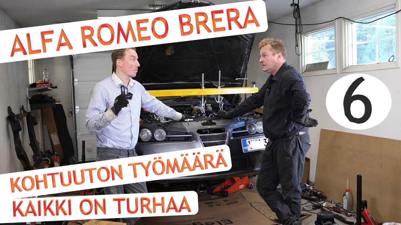 Alfa Romeo Brera - Osa 6 Puretaan puoli autoa (kytkinremontti), sitten petytään taas