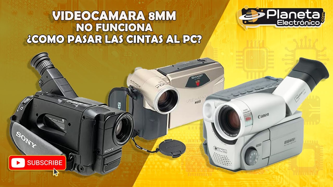 Videocámara 8mm No funciona. ¿Como pasar cintas antiguas a PC?