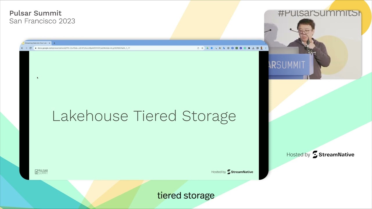 Streaming Data into Your Lakehouse: Pulsar’s Lakehouse Tiered Storage - Pulsar Summit NA 2023
