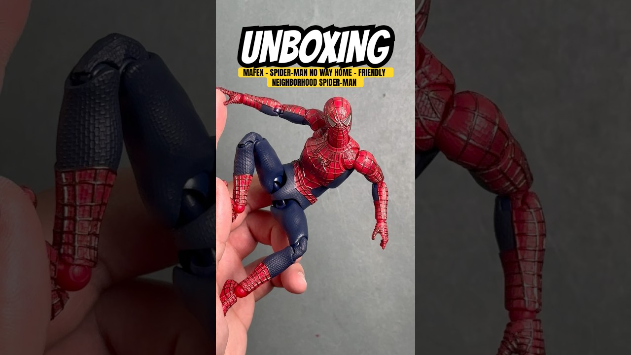 Unboxing: Medicom Mafex Spider-Man No Way Home - Friendly Neighborhood Spider-Man #spiderman