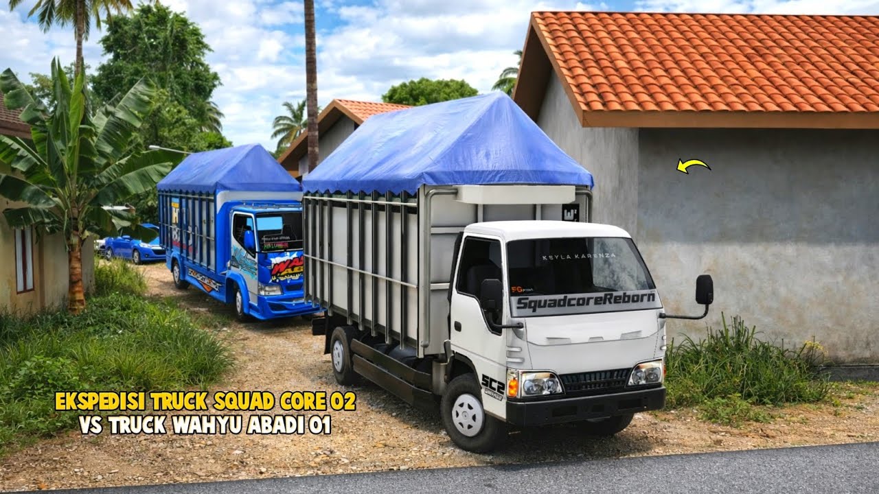 Ekspedisi Truck Oleng😯Truck Horeg Squad Core 02 Vs Truck Horeg Wahyu Abadi 01🔥ES Truck Simulator ID