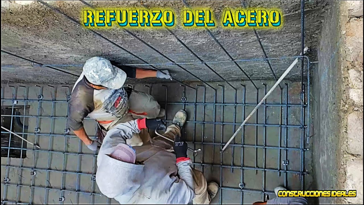 Ep 4-13 | 1º Sección | Armado o refuerzo del acero para una cisterna | CONSTRUCCIONES IDEALES
