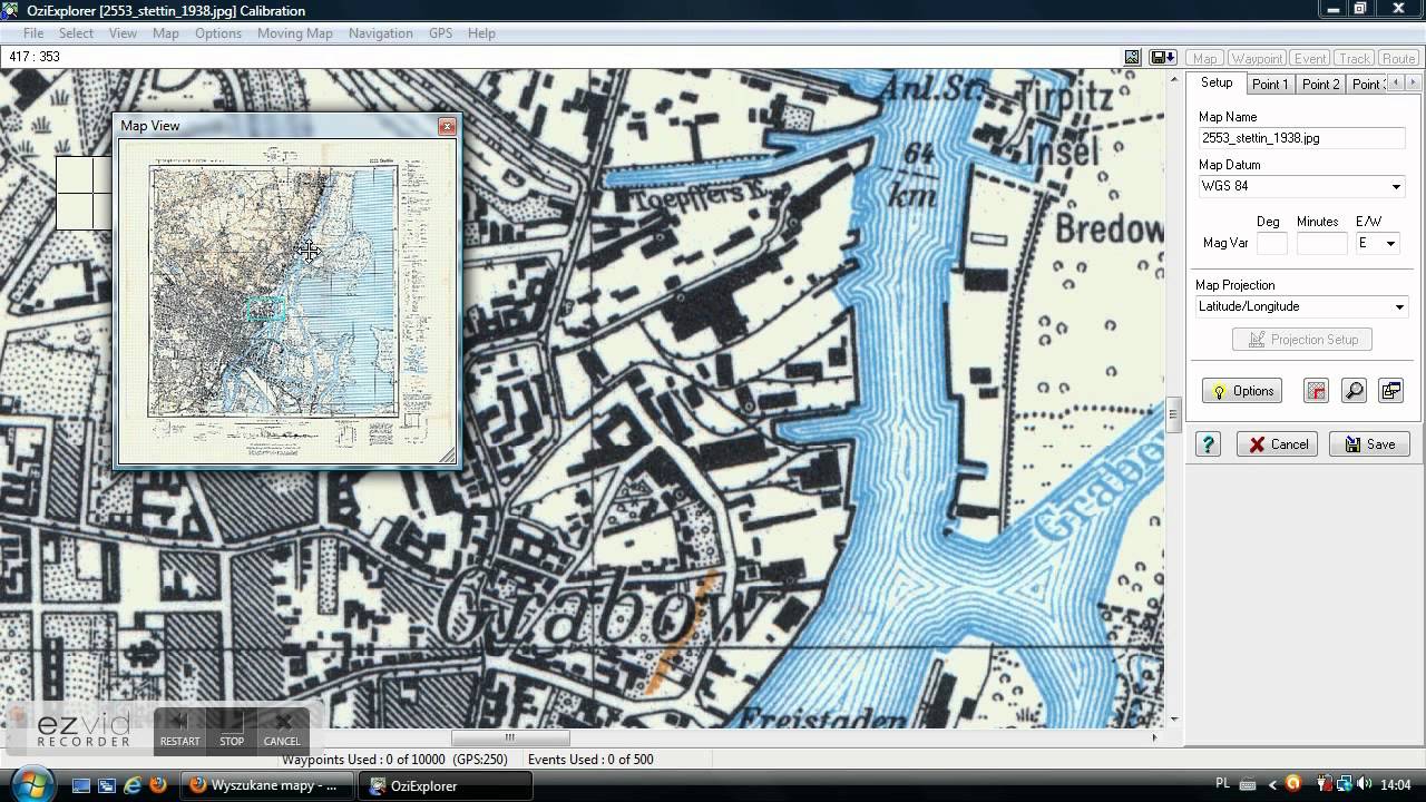 mapy topograficzne Messtischblatt z terenu Polski na smartfonie z systemem Android vol. 1/2