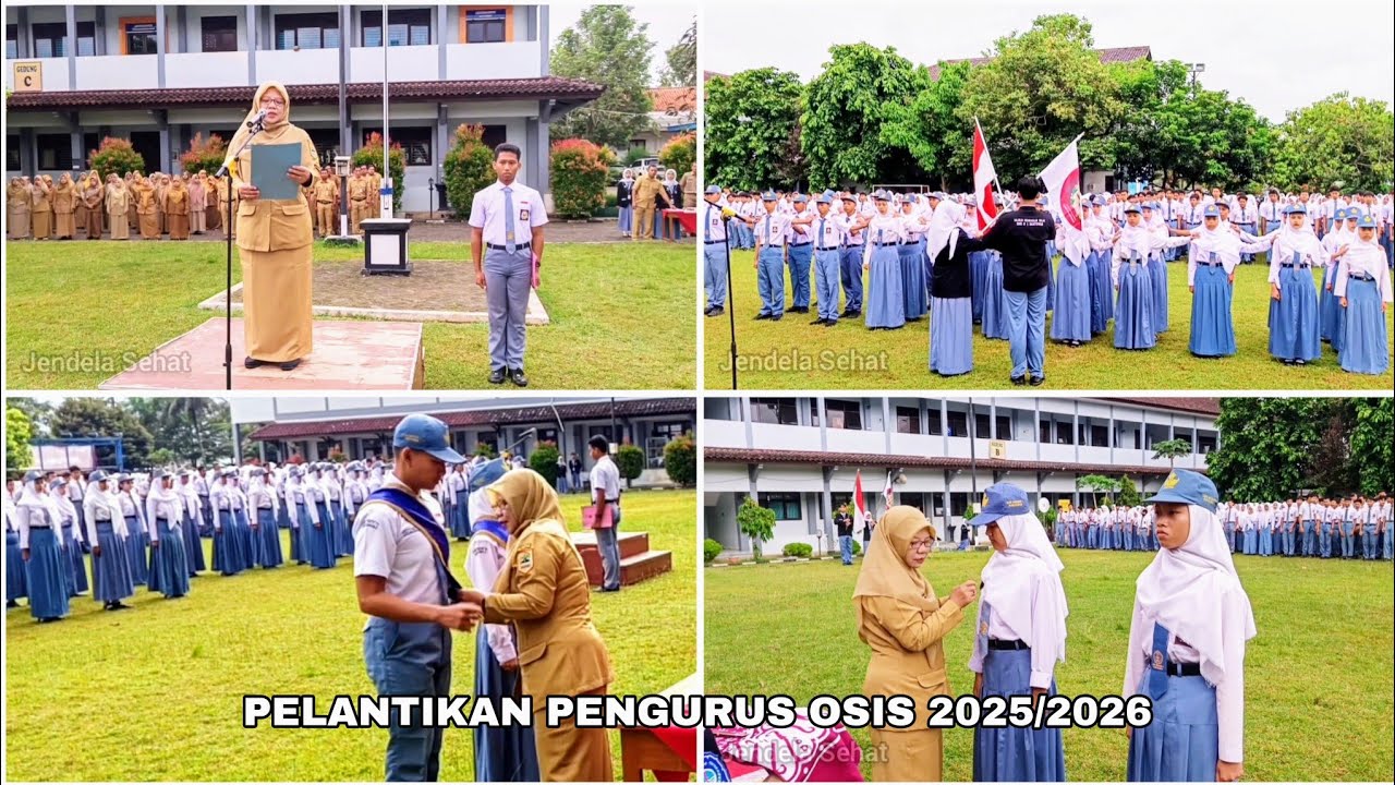 Upacara Pelantikan Pengurus OSIS - SMKN 1 Banyumas 2025/2026